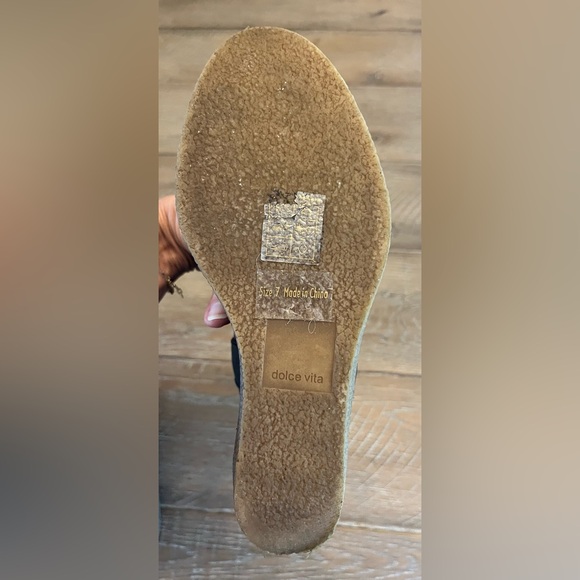 DOLCE VITA PAVLOS LEATHER WEDGE BOOTIES - Size 7 - Picture 6 of 6